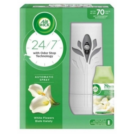 AIRWICK odświeżacz urządzenie + 250ml Białe Kwiaty -zdjęcie numer 1