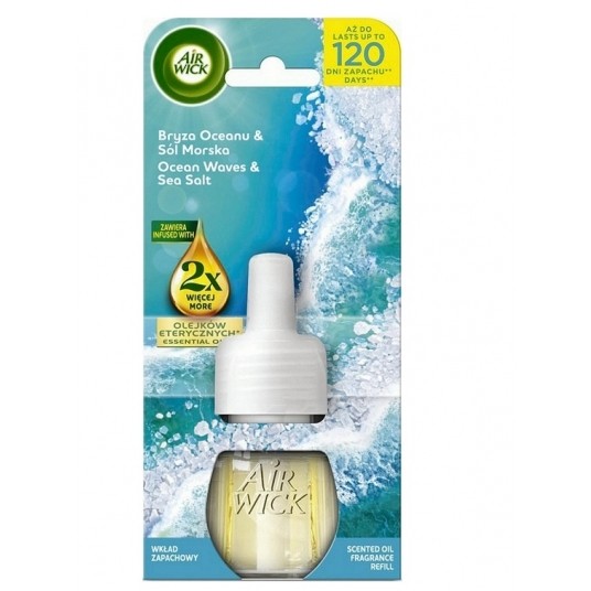 AIRWICK odświeżacz ZAPAS kontakt 19ml Bryza i sól -zdjęcie numer 1