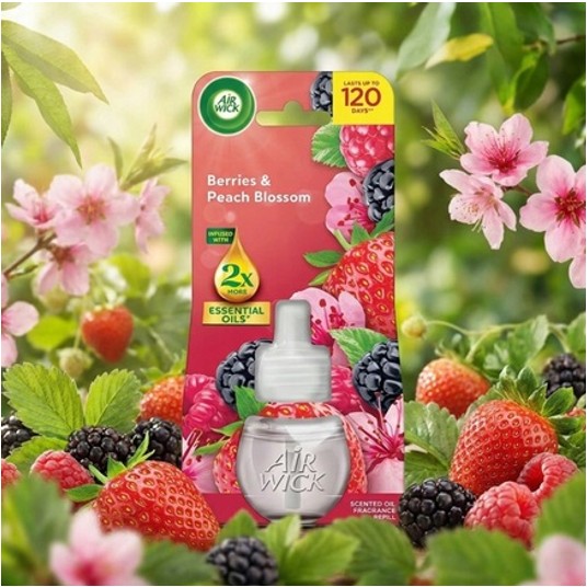 AIRWICK odświeżacz ZAPAS kontakt 19ml Owoce Leśne -zdjęcie numer 1