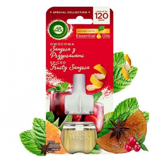 AIRWICK odświeżacz ZAPAS kontakt 19ml Sangria -zdjęcie numer 1