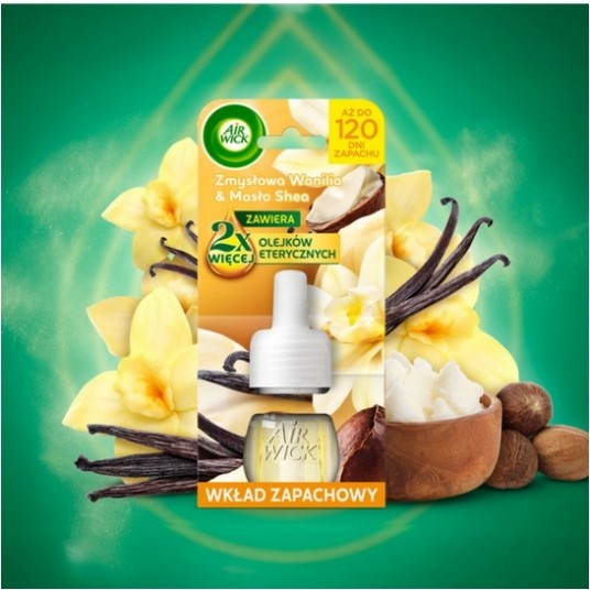 AIRWICK odświeżacz ZAPAS kontakt 19ml Wanilia Shea -zdjęcie numer 1