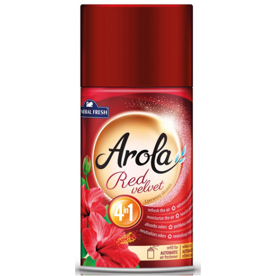 AROLA PUSZKA zapas CZERWONY AKSAMIT 250ML /12 -zdjęcie numer 1