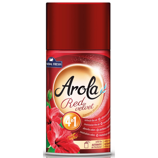 AROLA PUSZKA zapas CZERWONY AKSAMIT 250ML /12 -zdjęcie numer 1