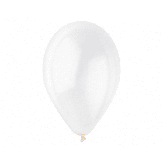 Balony lateksowe Gemar 26cm TRANSPARENTNE 100szt -zdjęcie numer 1