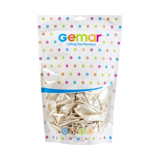 Balony metaliczne Gemar 33cm PERŁOWE 50szt -zdjęcie numer 4