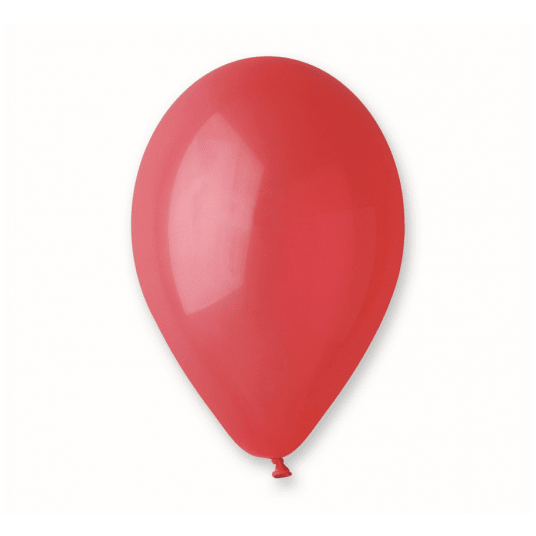 Balony pastelowe Gemar 26cm CZERWONE 100szt -zdjęcie numer 1