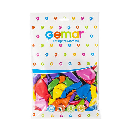 Balony pastelowe Gemar 26cm MIX KOLORÓW 100szt -zdjęcie numer 2