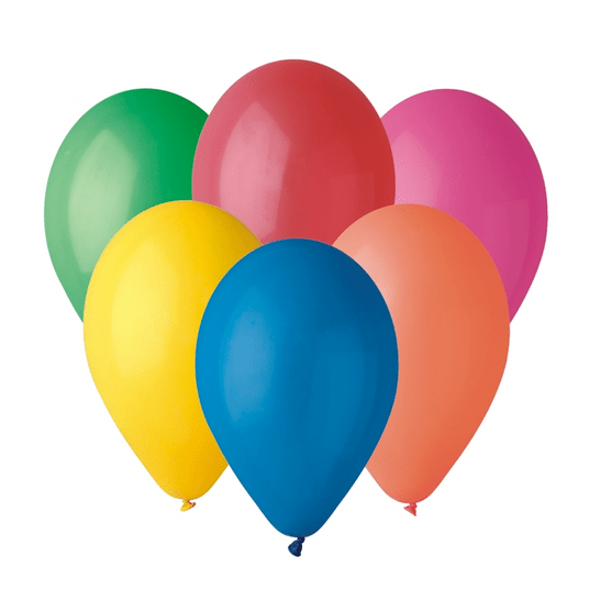 Balony pastelowe Gemar 26cm MIX KOLORÓW 100szt -zdjęcie numer 1