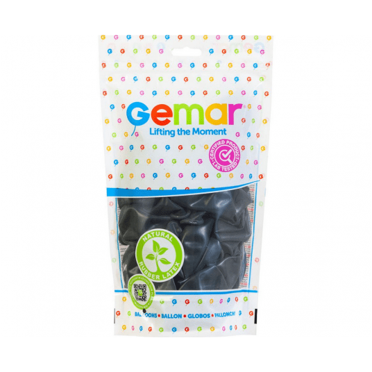 Balony pastelowe Gemar 26cm SZMARAGDOWY 100szt -zdjęcie numer 2