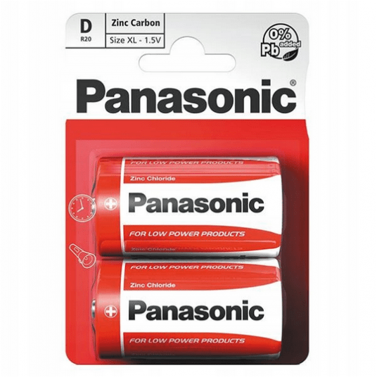 Bateria PANASONIC R20 1,5V 2szt /12 -zdjęcie numer 1