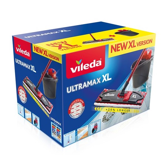 BOX Wiadro/Mop płaski VILEDA 2w1 Ultramax XL -zdjęcie numer 2