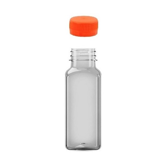 Butelka PET 300ml kwadratowa nakręt POMARAŃ 162szt -zdjęcie numer 2