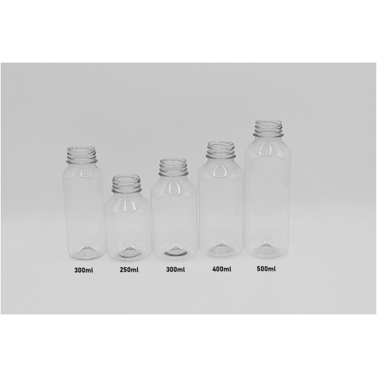 Butelka PET 300ml kwadratowa nakręt POMARAŃ 175szt -zdjęcie numer 3
