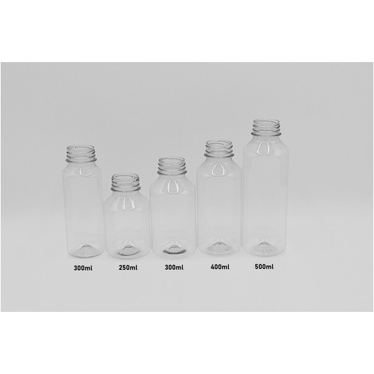 Butelka PET 400ml kwadratowa nakręt POMARAŃ 126szt -zdjęcie numer 3