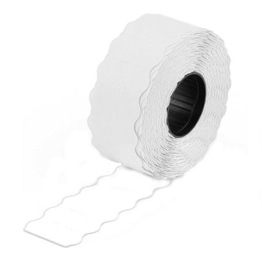 Ceny do metkowni Falis 26X12mm BIAŁE 5szt 1-rzęd -zdjęcie numer 1