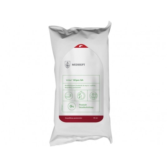 Chusteczki do dezynfekcji VELOX wipes 50szt folia -zdjęcie numer 1
