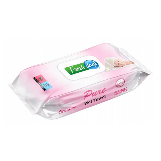Chusteczki nawilżane Fresh Days 120szt klip /24 -zdjęcie numer 1