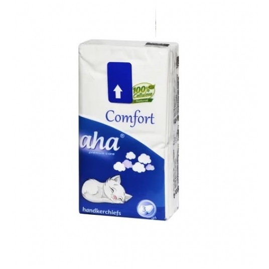 Chusteczki paczki 3W 10x10szt AHA COMFORT /24 -zdjęcie numer 1
