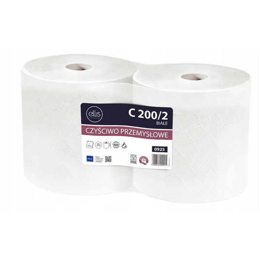 Czyściwo ELLIS PROF C200/2 2W 190m BIAŁE 2rol -zdjęcie numer 1