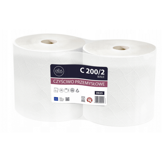 Czyściwo ELLIS PROF C200/2 2W 190m BIAŁE 2rol -zdjęcie numer 1