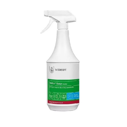 Dezynfekcja powierz i narzędzi VELOX SPRAY 1L -zdjęcie numer 1