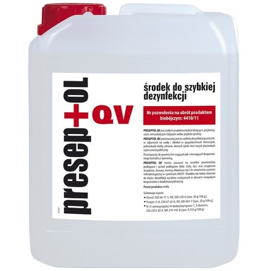 Dezynfekcja powierzchni PRESEPTOL QV 5L -zdjęcie numer 1