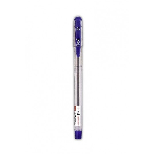Długopis żelowy FLEXI NIEBIESKI 0,7MM zatyczka /10 -zdjęcie numer 1
