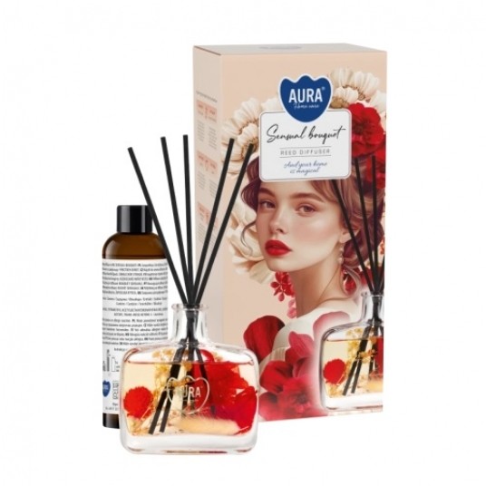 Dyfuzor zapachowy z suszem Aura Sensual Bouquet -zdjęcie numer 1
