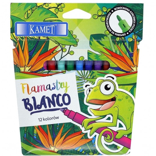 Flamaster Kamet Bianco 12 kol -zdjęcie numer 1