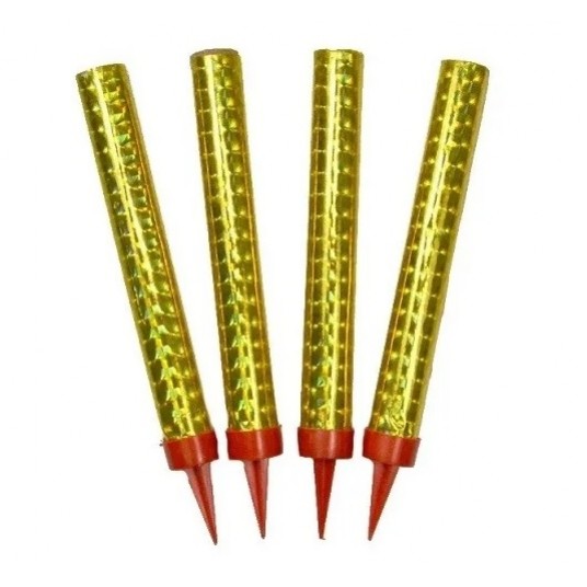 Fontanna tortowa 12cm złota 12szt /20 -zdjęcie numer 1