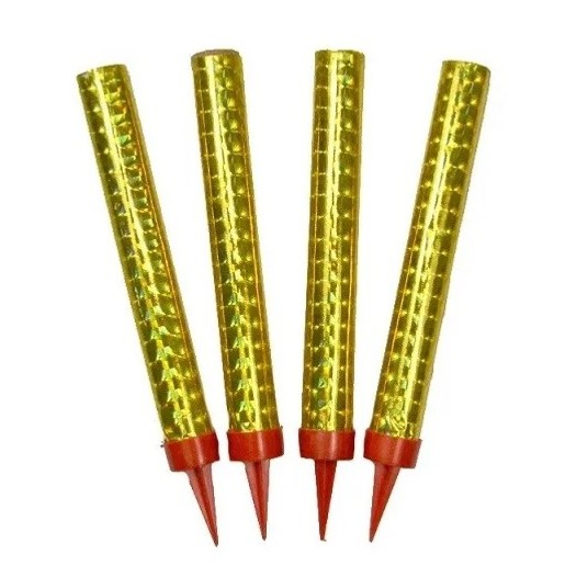 Fontanna tortowa 12cm złota 4szt /160 -zdjęcie numer 1