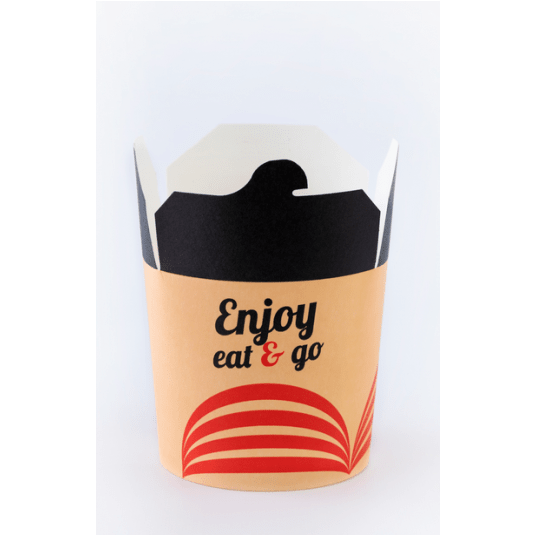 FOOD BOX papierowy ENJOY 700ml NADRUK 50szt /10 -zdjęcie numer 1