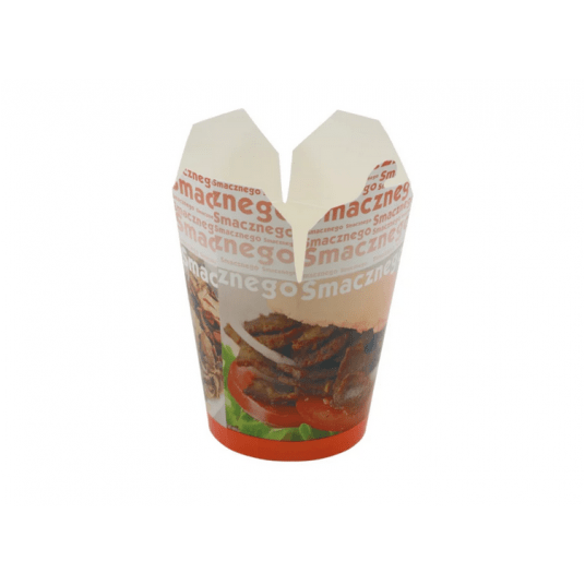 FOOD BOX papierowy SMACZNEGO 750ml 50szt /10 -zdjęcie numer 1