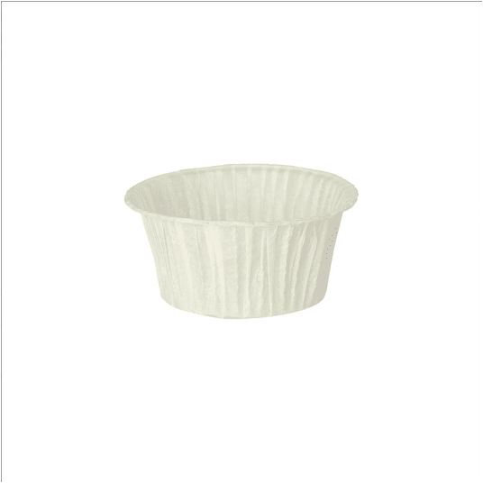 Foremki do pieczenia fi 5cm BIAŁE 20szt -zdjęcie numer 1