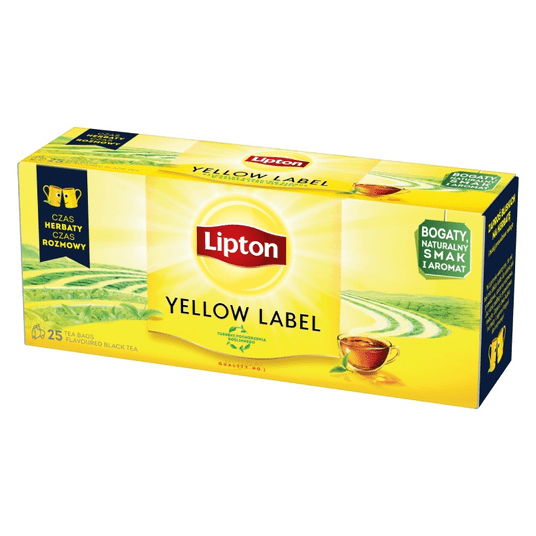 Herbata LIPTON Yellow Label 25szt 50g -zdjęcie numer 1