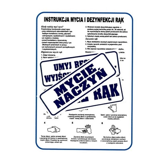 Instrukcja mycia rąk + Naklejki -zdjęcie numer 1