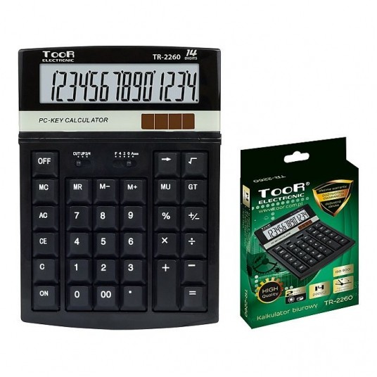 Kalkulator na biurko Toor Electronic (120-1859) -zdjęcie numer 1