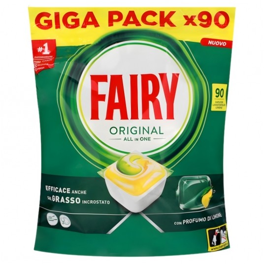 Kapsułki do zmywarki FAIRY 90szt All in One LEMON -zdjęcie numer 1