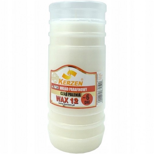 KERZEN wkład parafinowy WAX 12 /16 -zdjęcie numer 1