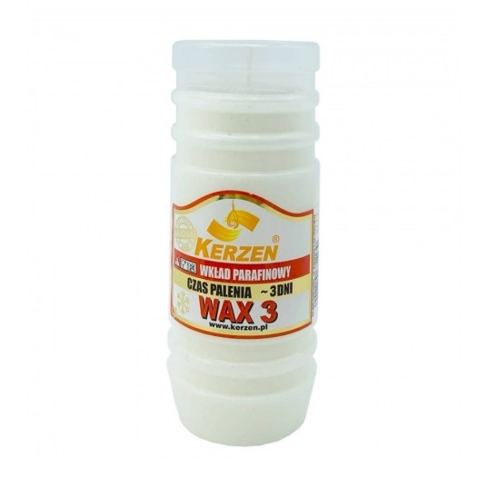 KERZEN wkład parafinowy WAX 3 /30 -zdjęcie numer 1