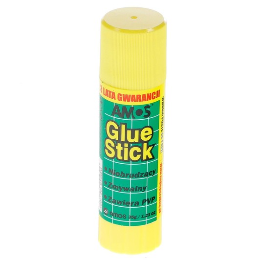 Klej w sztyfcie Amos 35gr /12 PROMOCJA -zdjęcie numer 1