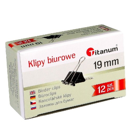 Klipy 19mm 12szt Titanum / Grand -zdjęcie numer 1