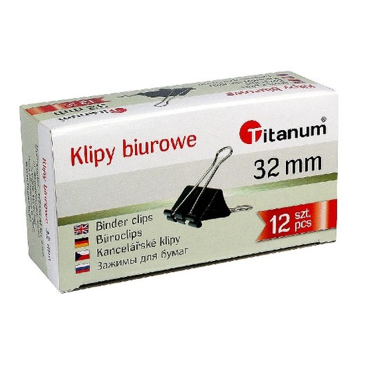 Klipy 32mm 12szt TITANUM / GRAND -zdjęcie numer 1