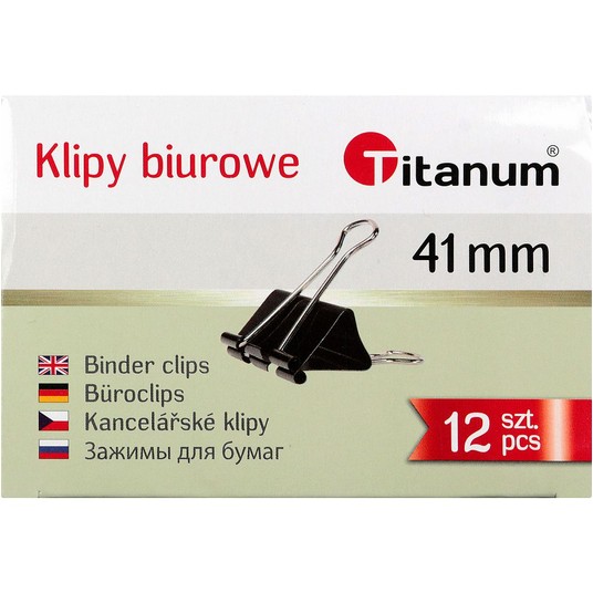 KLIPY 41MM 12szt TITANUM / GRAND -zdjęcie numer 1
