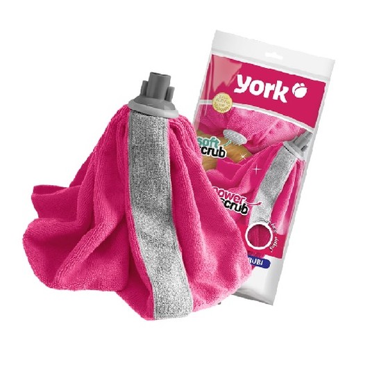 Końcówka mop mikrofibra RUBI RÓŻ 1szt /24 -zdjęcie numer 1