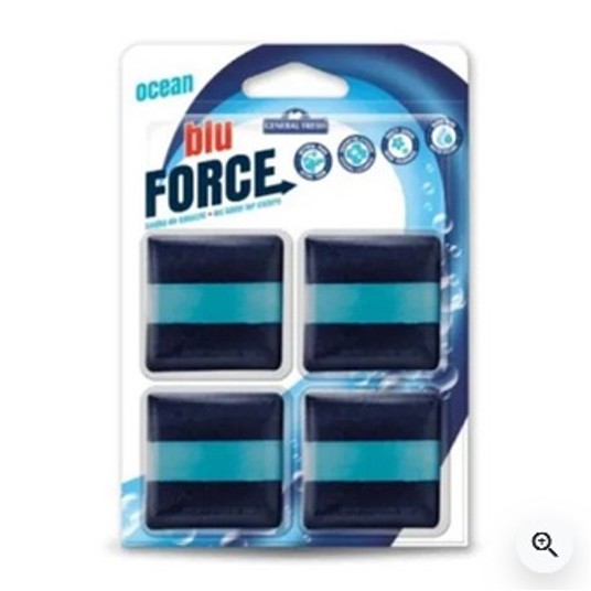 Kostka do spłuczki BLUE FORCE 4szt x 50g MORk /16 -zdjęcie numer 1