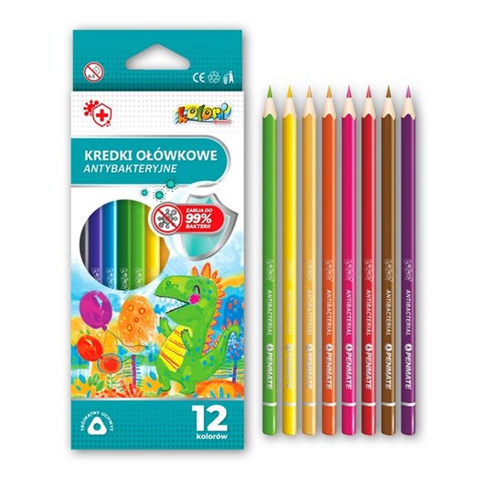 Kredki ołówkowe KOLORI 12kolorów -zdjęcie numer 1