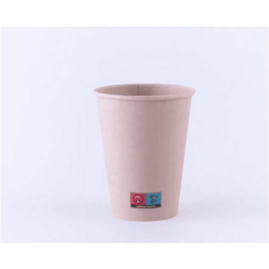 Kubek papierowy 300ml KRAFT ODRA 50szt /10 -zdjęcie numer 1