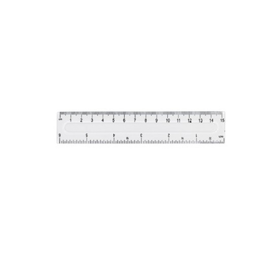 Linijka plastikowa 15cm Geand Gr-801 -zdjęcie numer 1