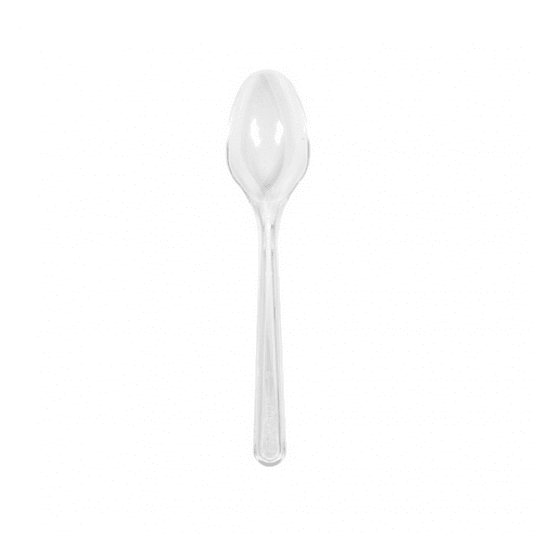 Łyżeczka PS transp 50szt 15cm DELUXE PAPSTAR /20 -zdjęcie numer 1